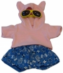 Pink Hoodie w/shorts