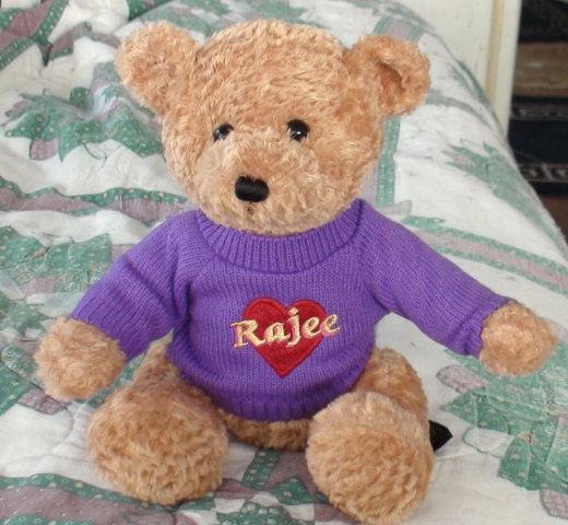 Rajee Name Bear
